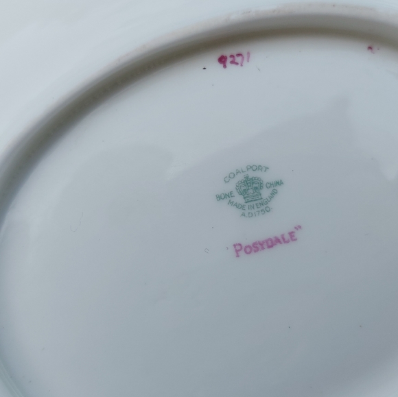 Coalport Posydale Bone China Dessert Dish - Picture 4 of 4